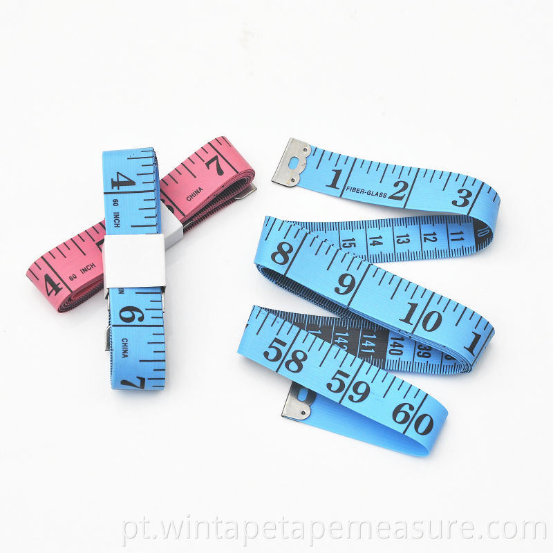 Medidor de vinil de 60 polegadas / 150 cm em tecido macio, medindo roupas funcionais de marca de itens para presente da China com logotipo ou nomes da empresa